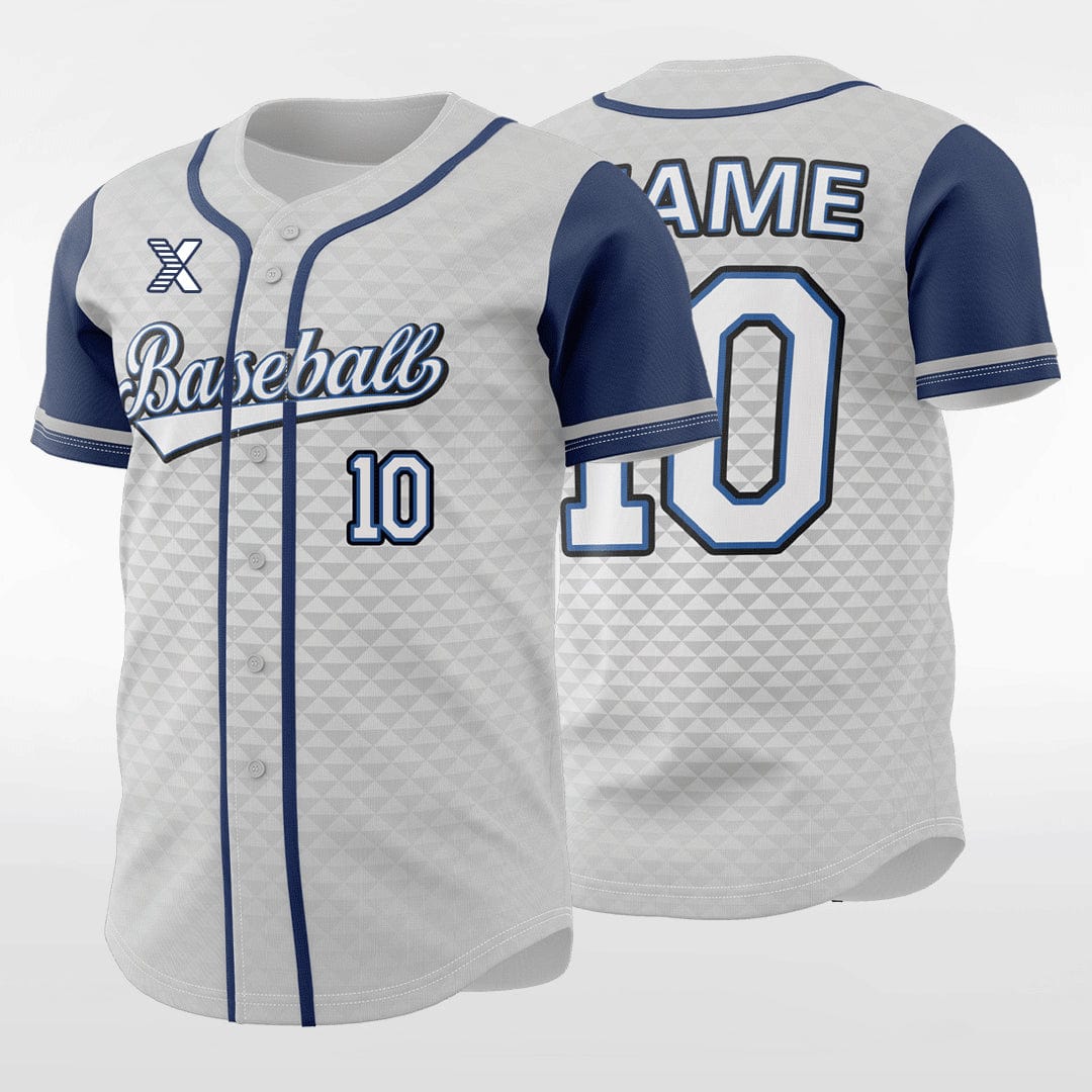 XTeamwear Classic 6 - Customized Men's Sublimated Button Down Baseball Jersey