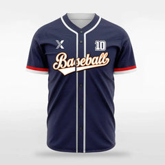 XTeamwear Classic Colors - Customized Men's Sublimated Button Down Baseball Jersey