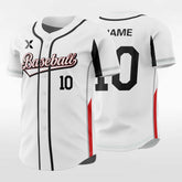 XTeamwear Classic - Customized Men's Sublimated Button Down Baseball Jersey