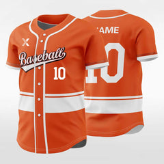 XTeamwear Classic2 - Customized Men's Sublimated Button Down Baseball Jersey