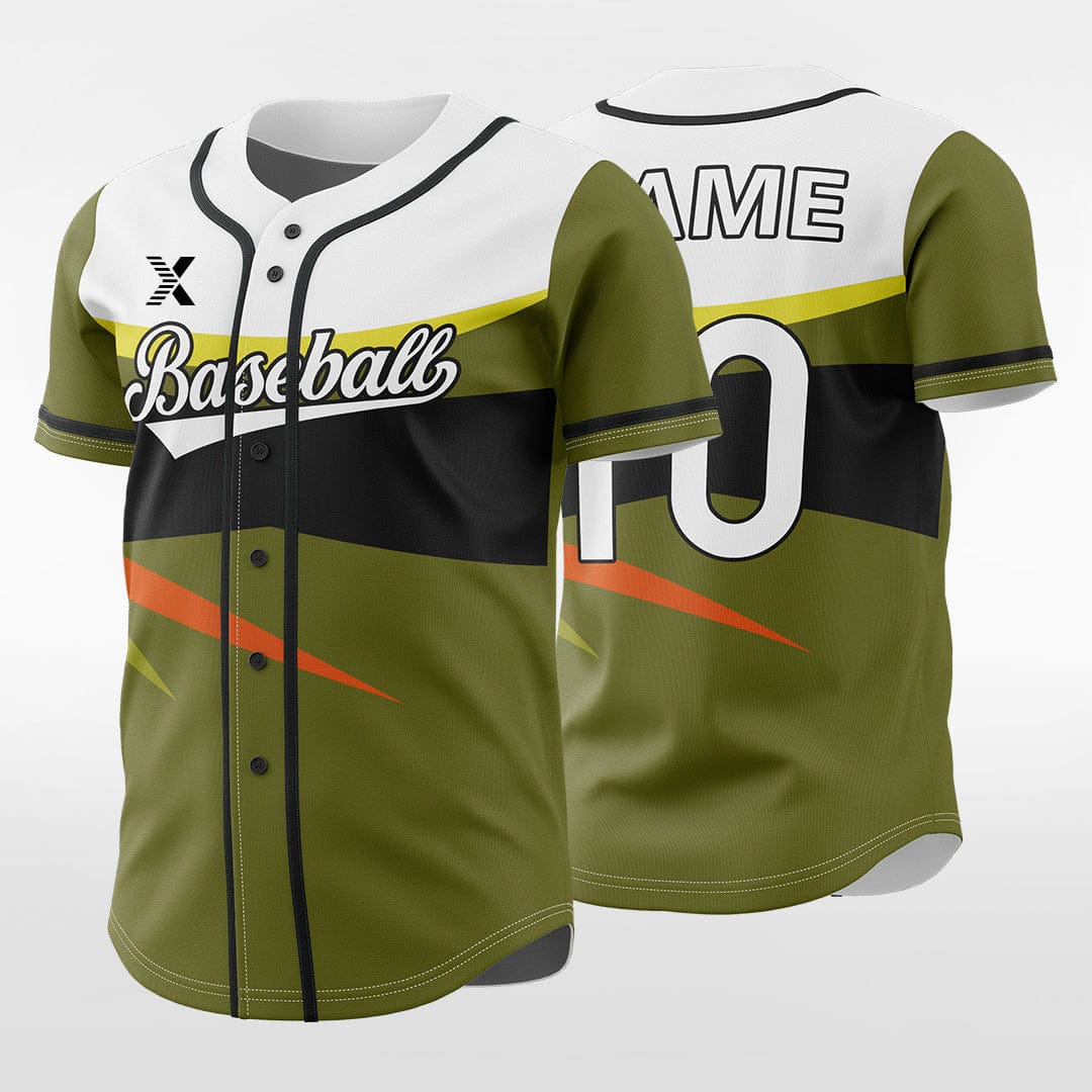XTeamwear Classic4 - Customized Men's Sublimated Button Down Baseball Jersey