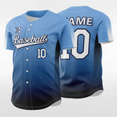 XTeamwear Cracking - Customized Men's Sublimated Button Down Baseball Jersey