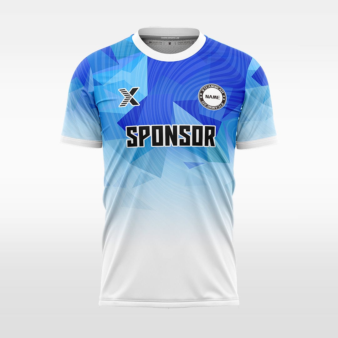 XTeamwear Geometric Gradient - Custom Design Soccer Jersey for Men Sublimation