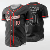 XTeamwear Ink 2 - Customized Men's Sublimated Button Down Baseball Jersey
