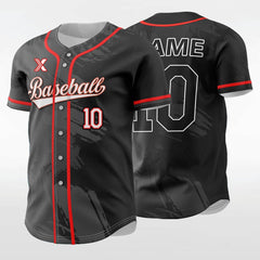 XTeamwear Ink 2 - Customized Men's Sublimated Button Down Baseball Jersey