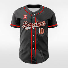 XTeamwear Ink 2 - Customized Men's Sublimated Button Down Baseball Jersey