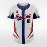 XTeamwear Jaws - Customized Men's Sublimated Button Down Baseball Jersey