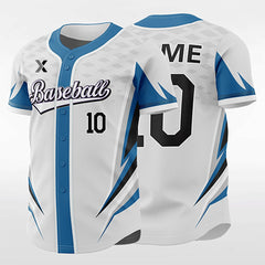 XTeamwear Jaws - Customized Men's Sublimated Button Down Baseball Jersey