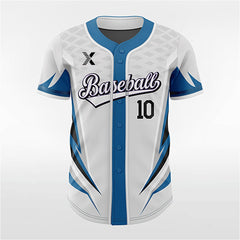 XTeamwear Jaws - Customized Men's Sublimated Button Down Baseball Jersey
