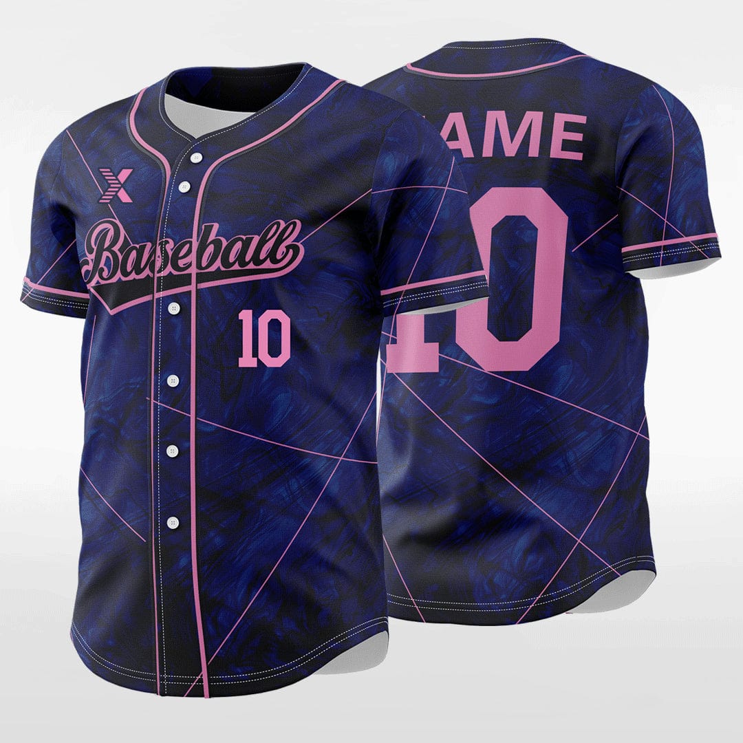 XTeamwear Laser - Customized Men's Sublimated Button Down Baseball Jersey