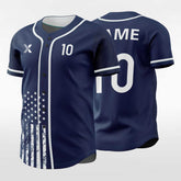 XTeamwear Mercury - Customized Men's Sublimated Button Down Baseball Jersey