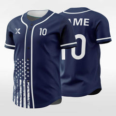 XTeamwear Mercury - Customized Men's Sublimated Button Down Baseball Jersey