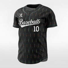 XTeamwear Meteor Shower - Customized Men's Sublimated Button Down Baseball Jersey