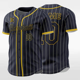 XTeamwear Midnight Rider - Customized Men's Sublimated Button Down Baseball Jersey