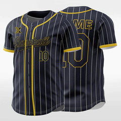 XTeamwear Midnight Rider - Customized Men's Sublimated Button Down Baseball Jersey