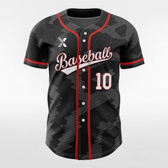 XTeamwear Mosaic Camouflage - Customized Men's Sublimated Button Down Baseball Jersey