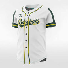 XTeamwear Moss - Customized Men's Sublimated Button Down Baseball Jersey