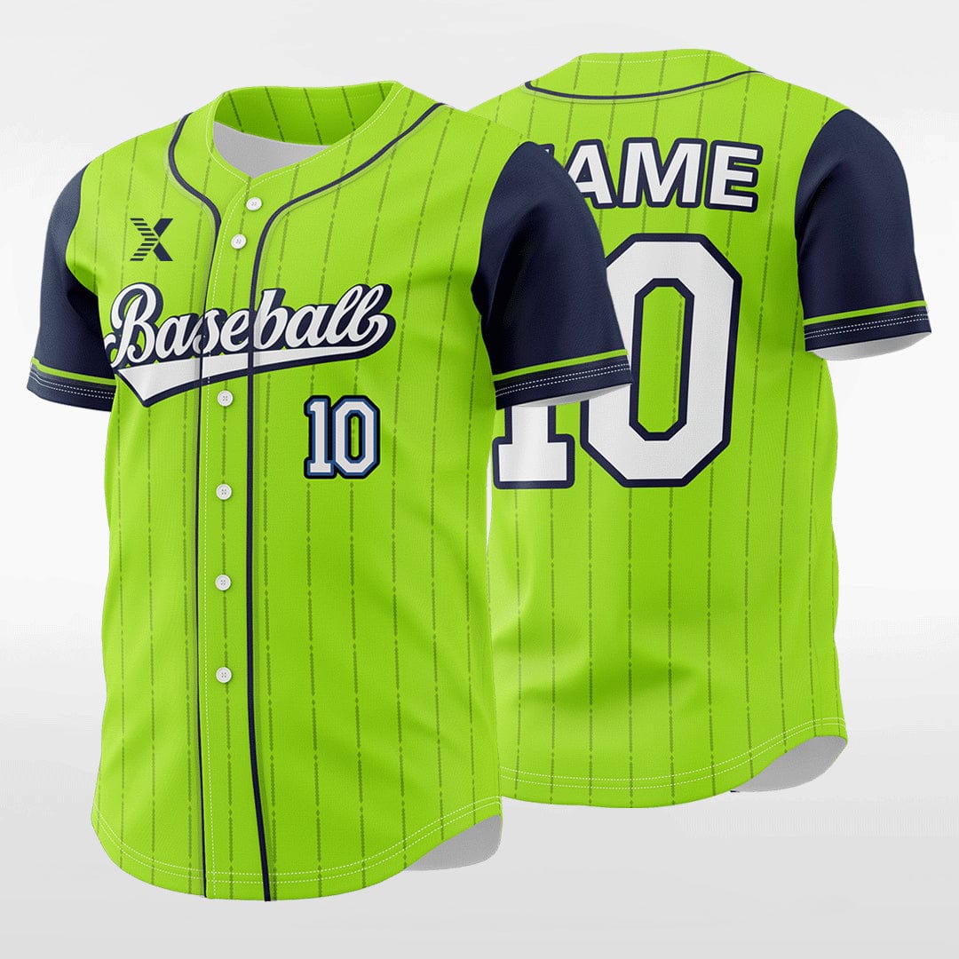 XTeamwear Nature - Customized Men's Sublimated Button Down Baseball Jersey