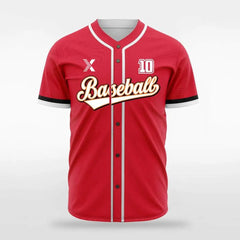 XTeamwear Nostalgia - Customized Men's Sublimated Button Down Baseball Jersey