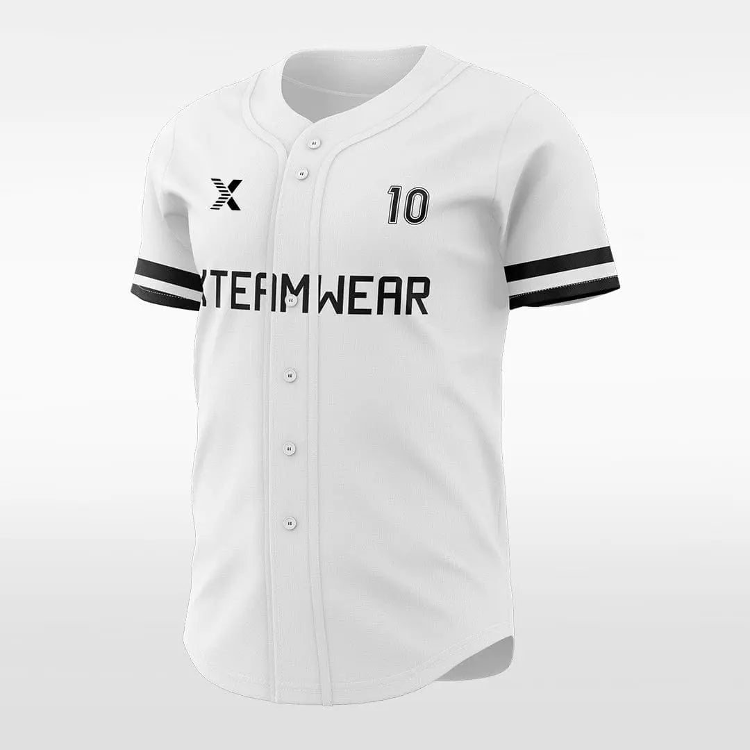 XTeamwear Pure - Customized Men's Sublimated Button Down Baseball Jersey