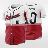 XTeamwear Red Sea - Customized Men's Sublimated Button Down Baseball Jersey
