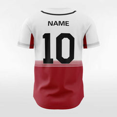 XTeamwear Red Sea - Customized Men's Sublimated Button Down Baseball Jersey