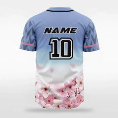 XTeamwear Sakura Way - Customized Men's Sublimated 2-Button Baseball Jersey