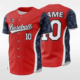 XTeamwear Savior - Customized Men's Sublimated Button Down Baseball Jersey