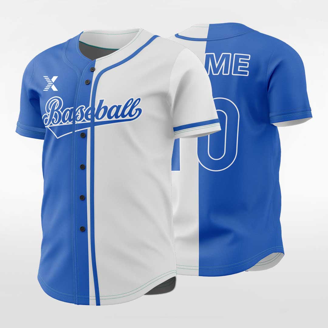 XTeamwear Sea Level - Customized Men's Sublimated Button Down Baseball Jersey