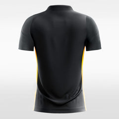 XTeamwear Soccer Jersey Black Stripe Print - Custom Kids Soccer Jerseys Design Online