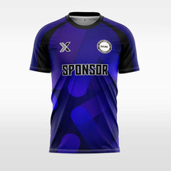 XTeamwear Soccer Jersey blue / S Custom Soccer Jersey – Irregular Geometric Pattern & Modern Fit