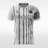 XTeamwear Soccer Jersey Camouflage Stripe - Custom Kids Soccer Jerseys Design Grey