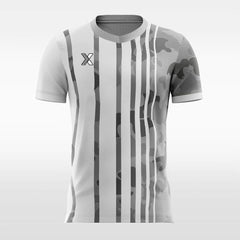 XTeamwear Soccer Jersey Camouflage Stripe - Custom Kids Soccer Jerseys Design Grey