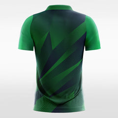 XTeamwear Soccer Jersey Classic Green Moire - Kids Custom Soccer Jerseys Design