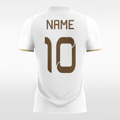 XTeamwear Soccer Jersey Classic Star - Custom Kids Soccer Jerseys White Design