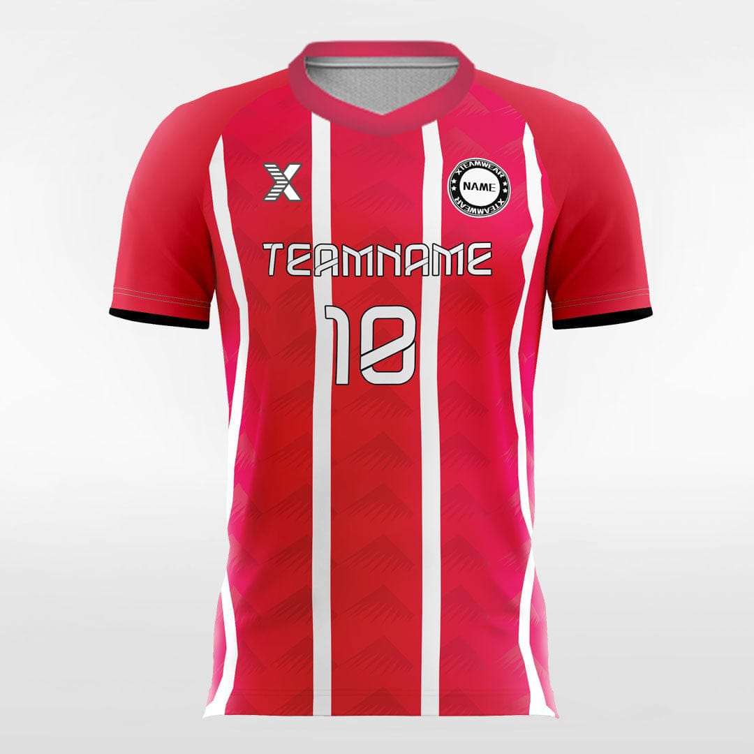 XTeamwear Soccer Jersey Classic Vertical Stripe - Custom Womens Soccer Jerseys Design