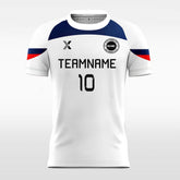 XTeamwear Soccer Jersey Classic White - Custom Kids Soccer Jerseys Design Raglan Sleeve