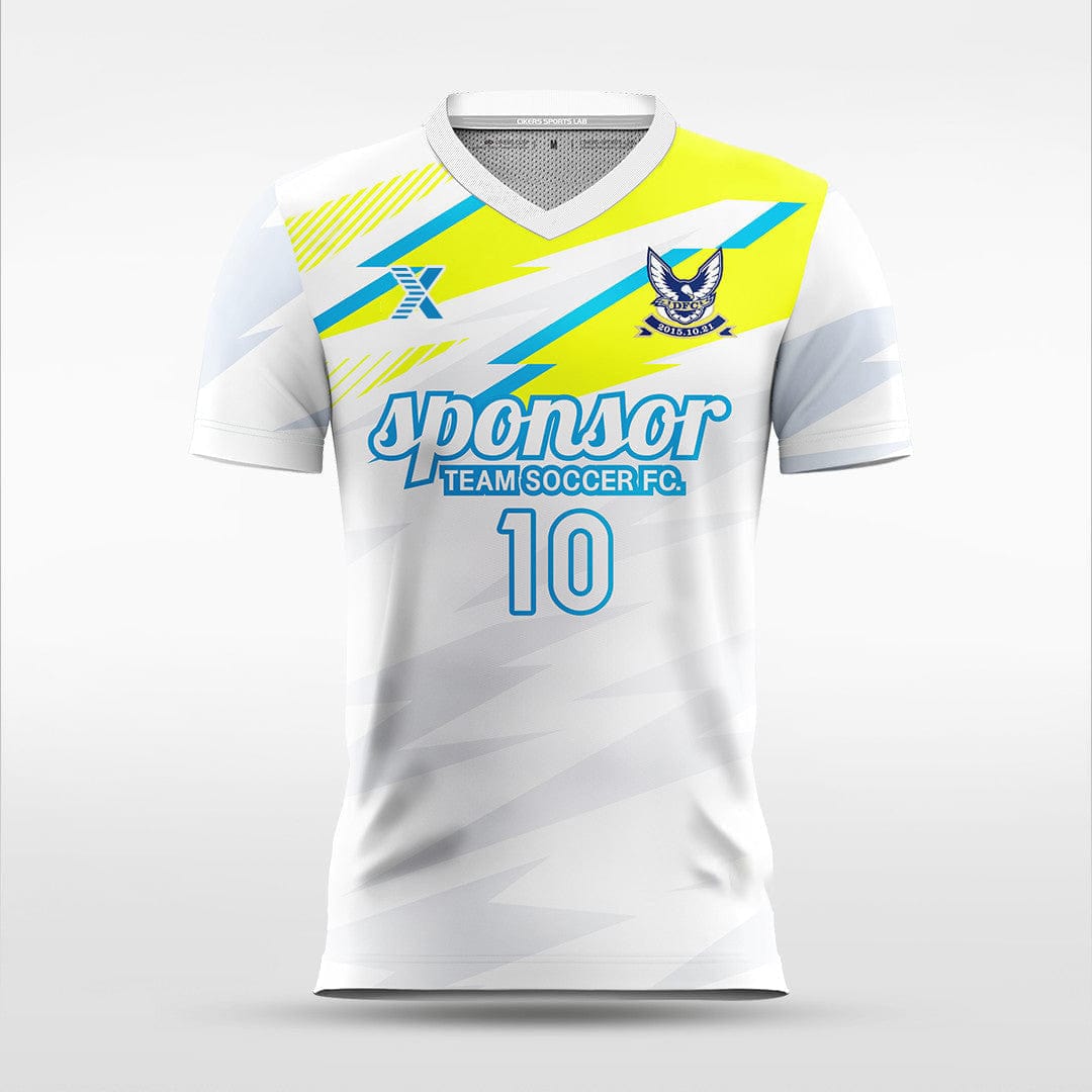 XTeamwear Soccer Jersey Cool Wind - Women Custom Soccer Jerseys Design Yellow