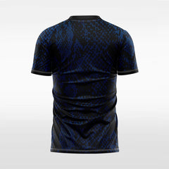 XTeamwear Soccer Jersey Custom Snake‑Skin Soccer Jersey – Slim Fit V‑Neck Athletic Top