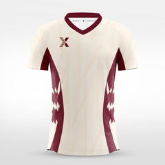 XTeamwear Soccer Jersey Custom Soccer Jersey – Abstract Geometric Maze Pattern & Crew Neck