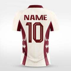 XTeamwear Soccer Jersey Custom Soccer Jersey – Abstract Geometric Maze Pattern & Crew Neck