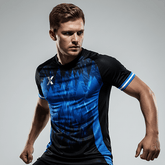 XTeamwear Soccer Jersey Custom Soccer Jersey – Dynamic Speed Streak Pattern & Crew Neck