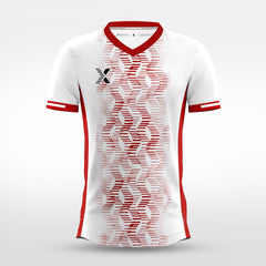 XTeamwear Soccer Jersey Custom Soccer Jersey – Dynamic Streamline Pattern & Crew Neck Design
