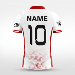 XTeamwear Soccer Jersey Custom Soccer Jersey – Dynamic Streamline Pattern & Crew Neck Design