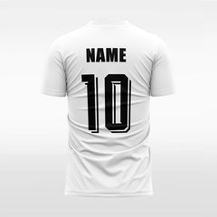 XTeamwear Soccer Jersey Custom Soccer Jersey – Striped Lightning Pattern with Crew Neck