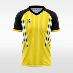 XTeamwear Soccer Jersey Custom Vertical Stripe Soccer Jersey – Gradient Modern V‑Neck Teamwear