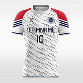 XTeamwear Soccer Jersey Fashion Polka Dot - Custom Kids Soccer Jerseys White Design