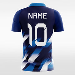 XTeamwear Soccer Jersey Fashion Sequin - Custom Kids Soccer Jerseys Design Navy Blue
