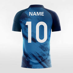 XTeamwear Soccer Jersey Fashion Tie Dye - Custom Womens Soccer Jerseys Design Blue