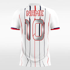 XTeamwear Soccer Jersey Figure Graphic White - Kids Custom Soccer Jerseys Design